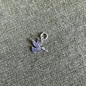 Retired James Avery Sterling Hummingbird Charm